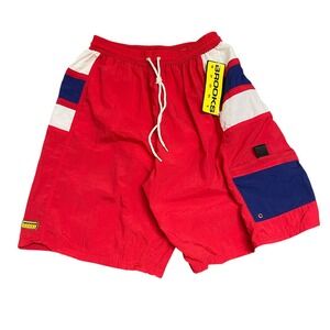 Vintage Brooks Sport Red Swim Trunks
